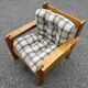 fauteuil brutaliste des années 70