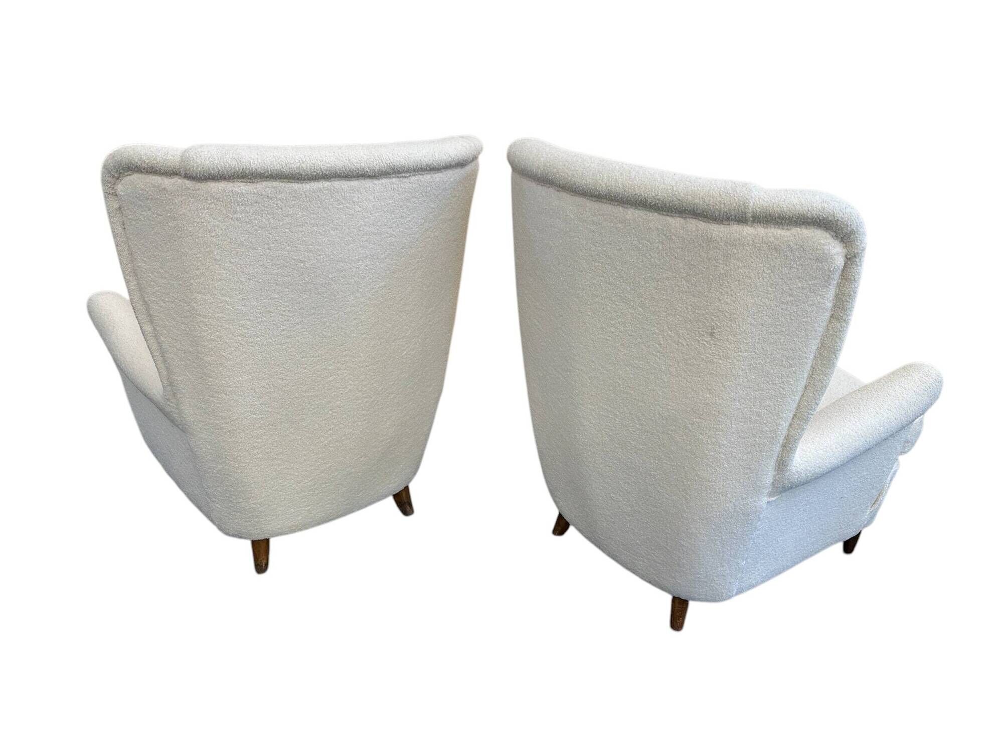 Italian 1940’s pair of armchairs by Paolo Buffa