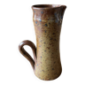 Vase vintage avec anse en grès pyrité
