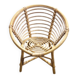 Fauteuil rotin enfant