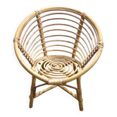 Children's rattan armchair
