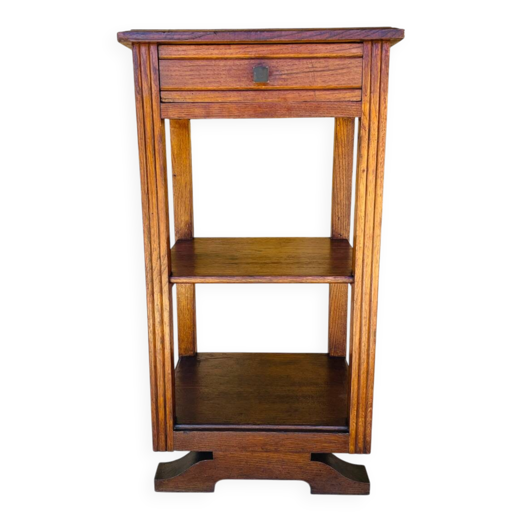 Console Art Deco a 3 niveaux en noyer, Circa 1930s