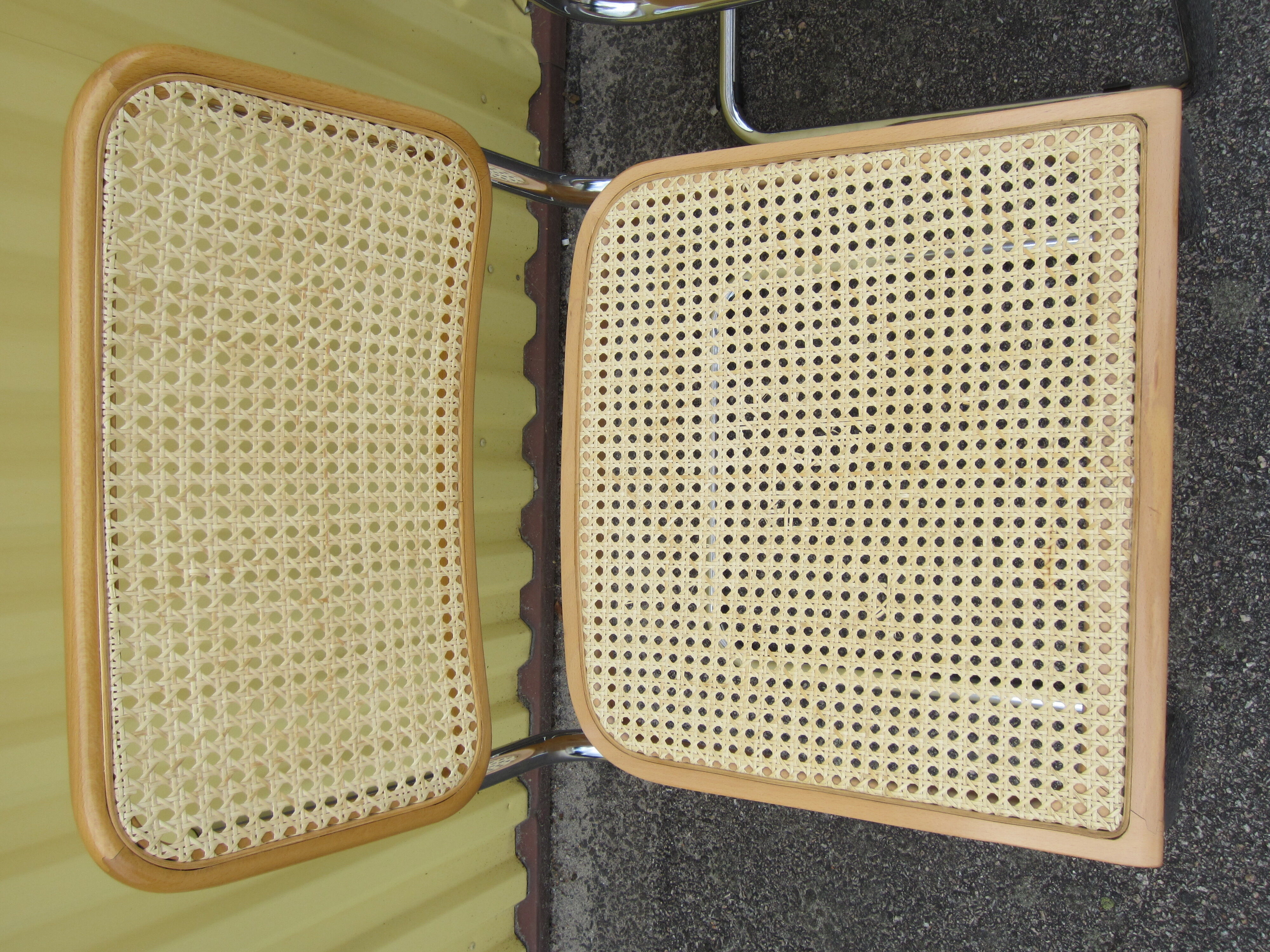 Pair of Cesca B32 chairs by Marcel Breuer