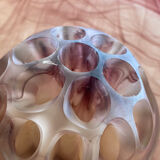 Pricked flower and its Art Nouveau cut