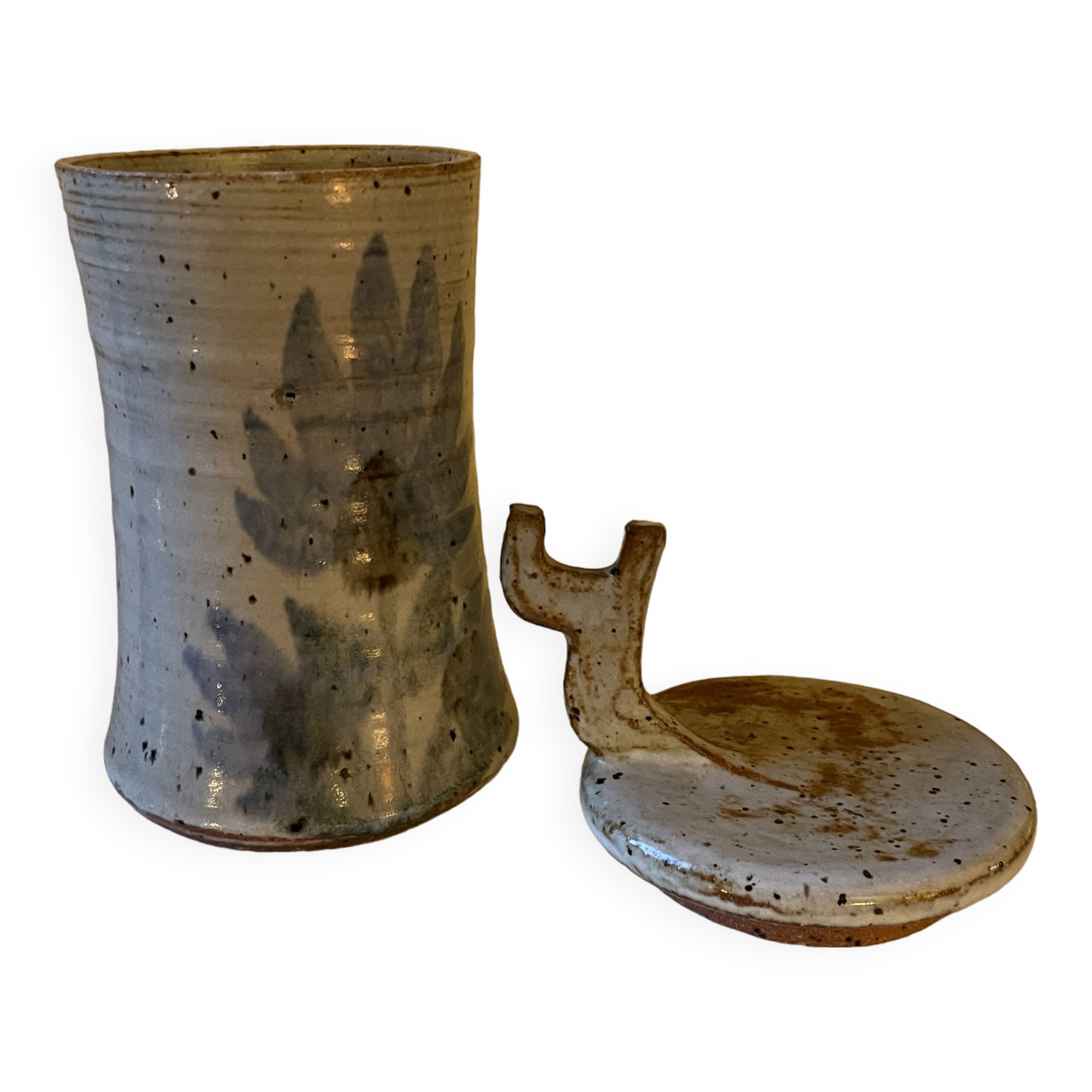 Vintage Vallauris 1950s zoomorphic ceramic pot