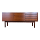 60s 70s teak sideboard Credenza cabinet Bartels Danish Modern Design
