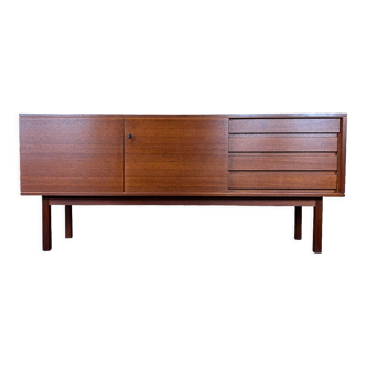 60s 70s teak sideboard Credenza cabinet Bartels Danish Modern Design