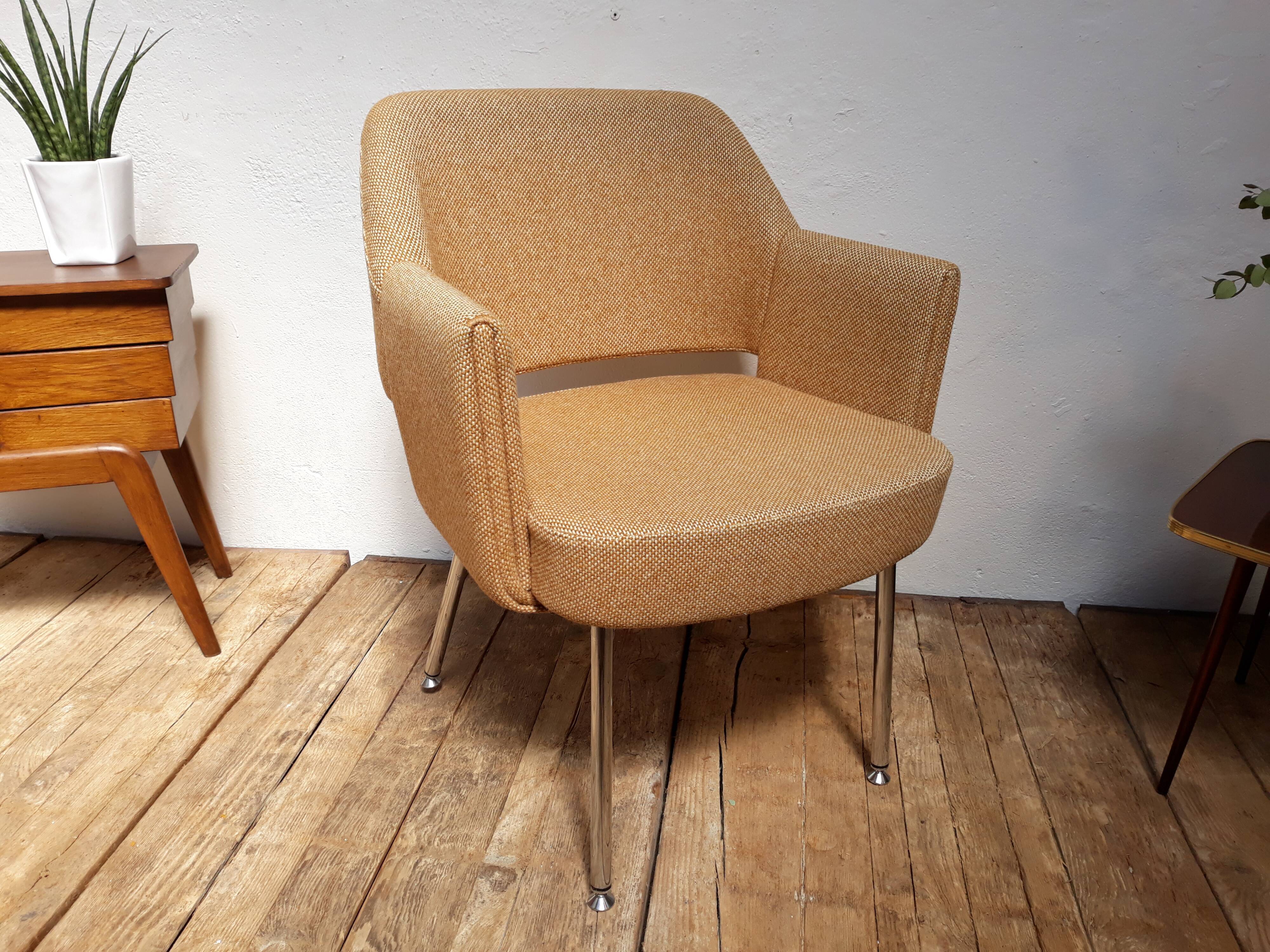 Vintage armchair design Pierre Gautier Delaye "Deauville"