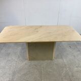 Vintage marble dining table, 1970s