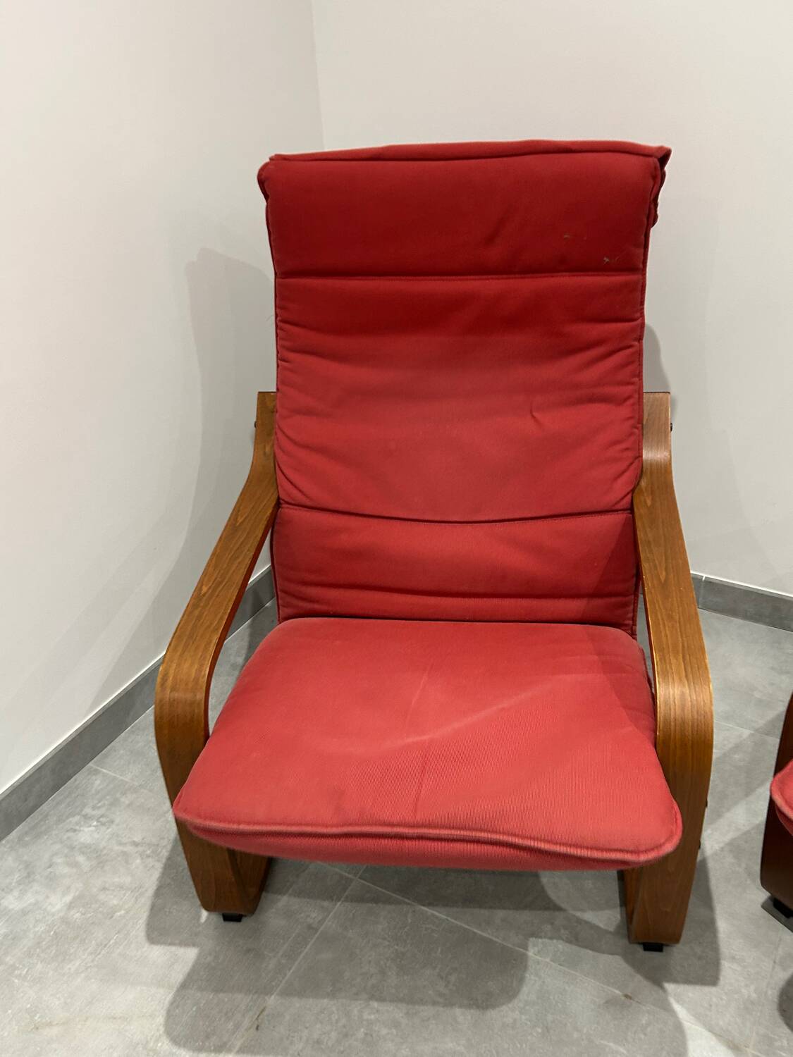 Pair of Poang armchairs from Ikea