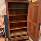 Old mahogany veneer cabinet