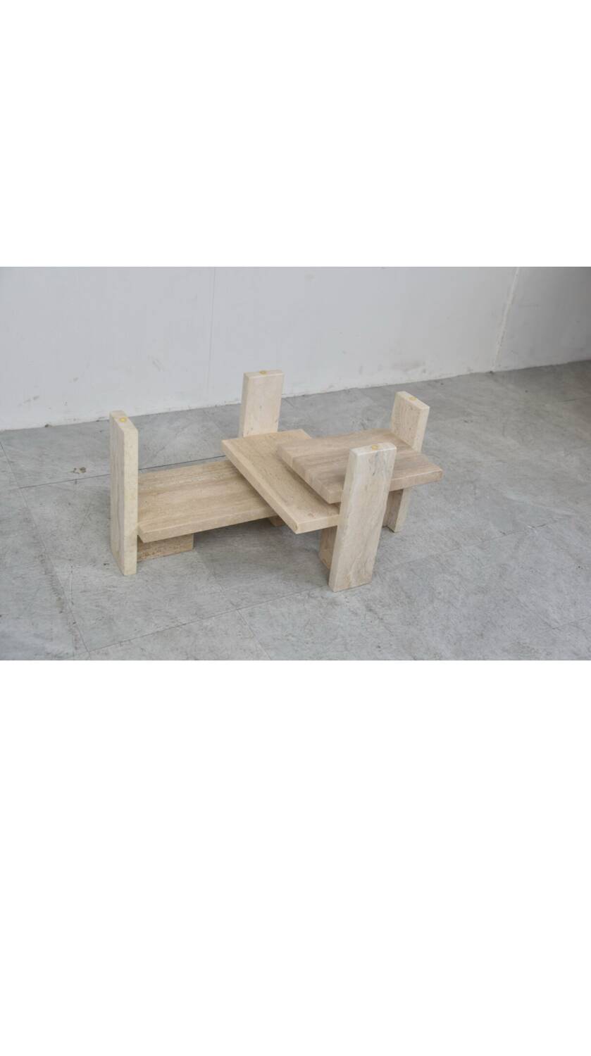 Vintage coffee table by Willy Ballez, 1970s