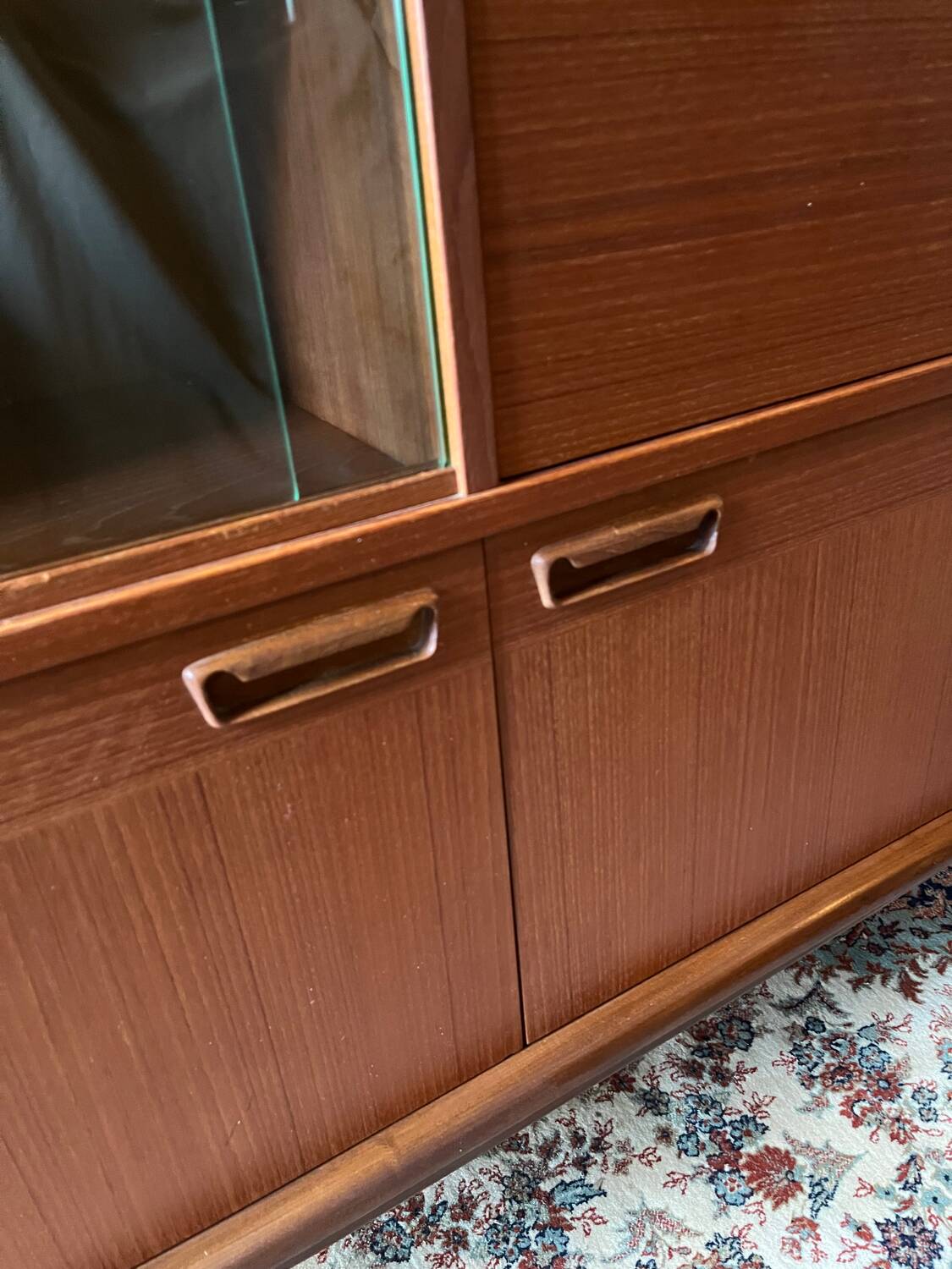 Scandinavian teak bar cabinet from the 1960s