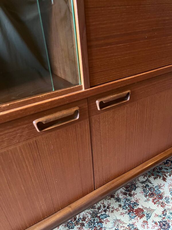 Meuble bar scandinave en teck année 60
