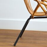Vintage rattan armchair