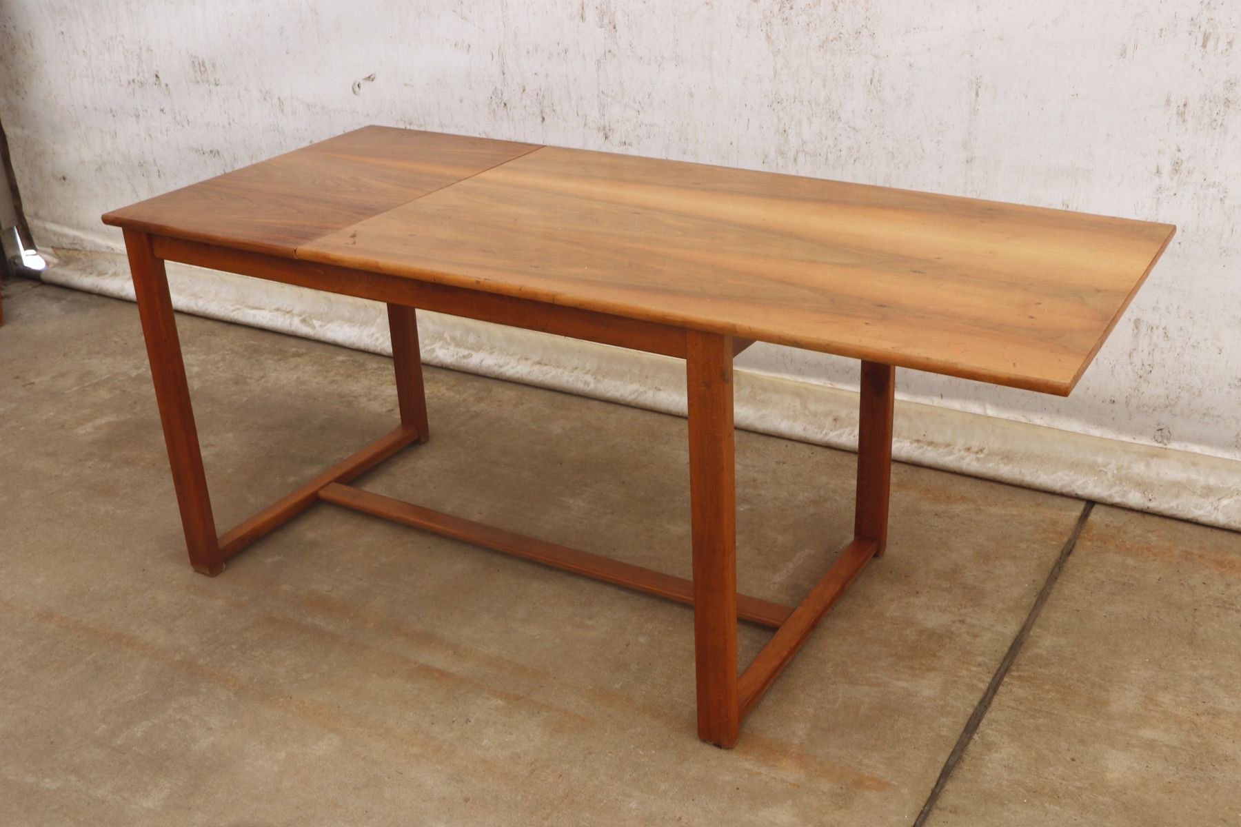 Walnut folding dining table by Drevotvar, 1980´s, Czechoslovakia