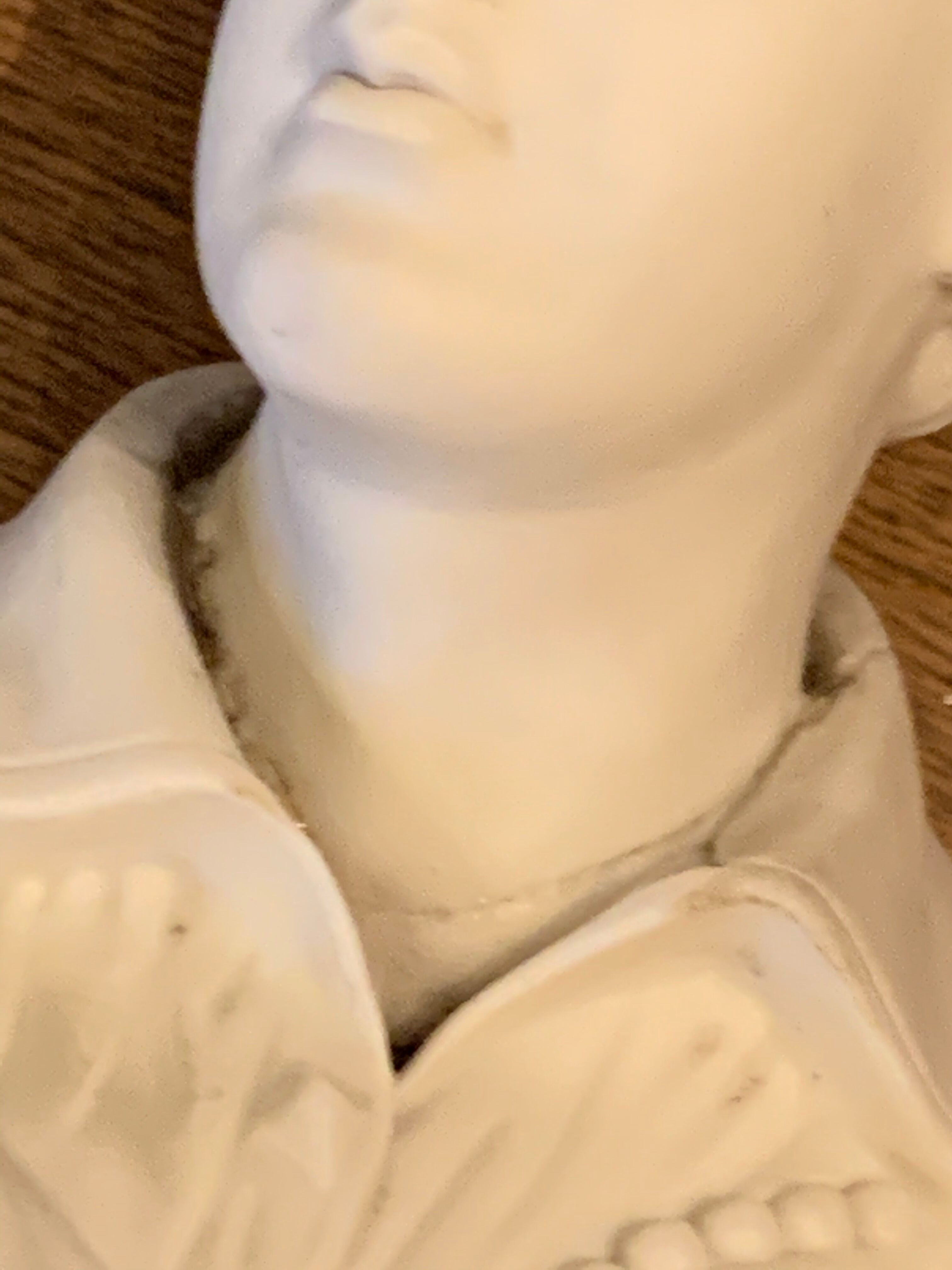 Bust of Byron in ancient signed biscuit