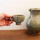 Gustave Tiffoche glazed stoneware cider set