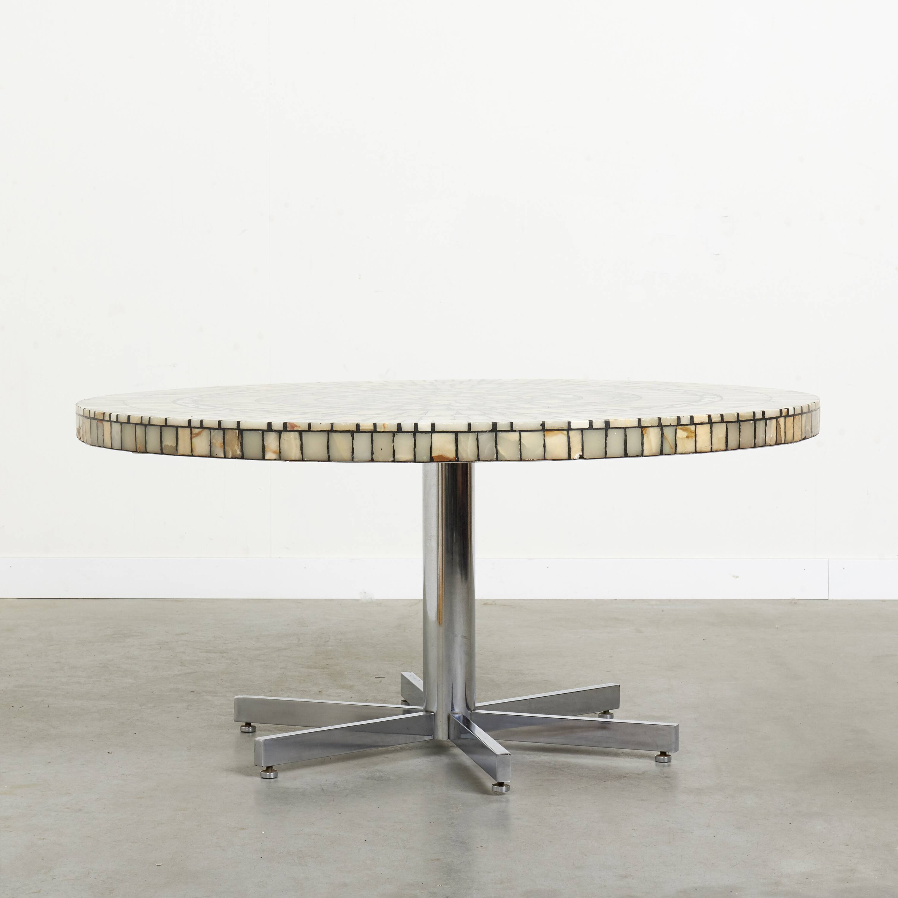 Mosiac marble coffee table by Heinz Lilienthal, 1960s