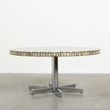 Mosiac marble coffee table by Heinz Lilienthal, 1960s