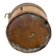 Old copper flower pot
