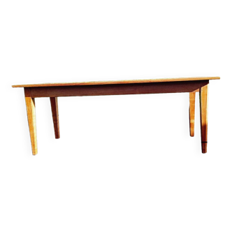 Solid beech farm table