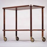 Rosewood Table Plateau by Poul Hundevad for Vamdrup, Denmark, 1960s