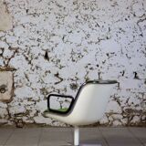 Green executive armchair by Charles Pollock for Knoll, 1960