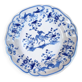Ancienne assiette moustiers rare signature sm aa