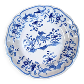 Ancienne assiette moustiers rare signature sm aa