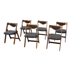 ensemble de six chaises