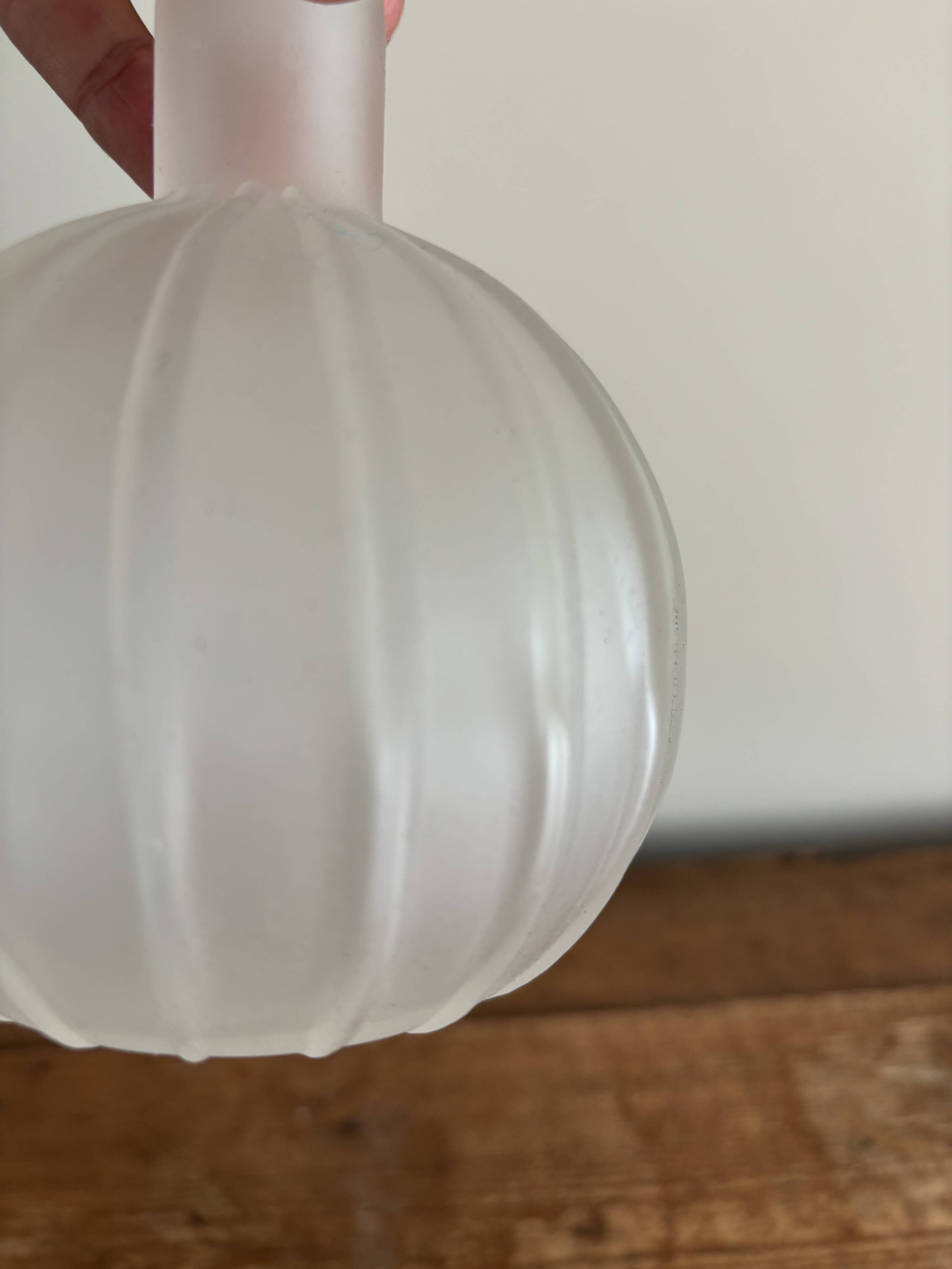 Vintahe Empoli Glass Decanter with Stopper, Italy, 1960s