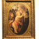 Ancient Italian gilded wood icon