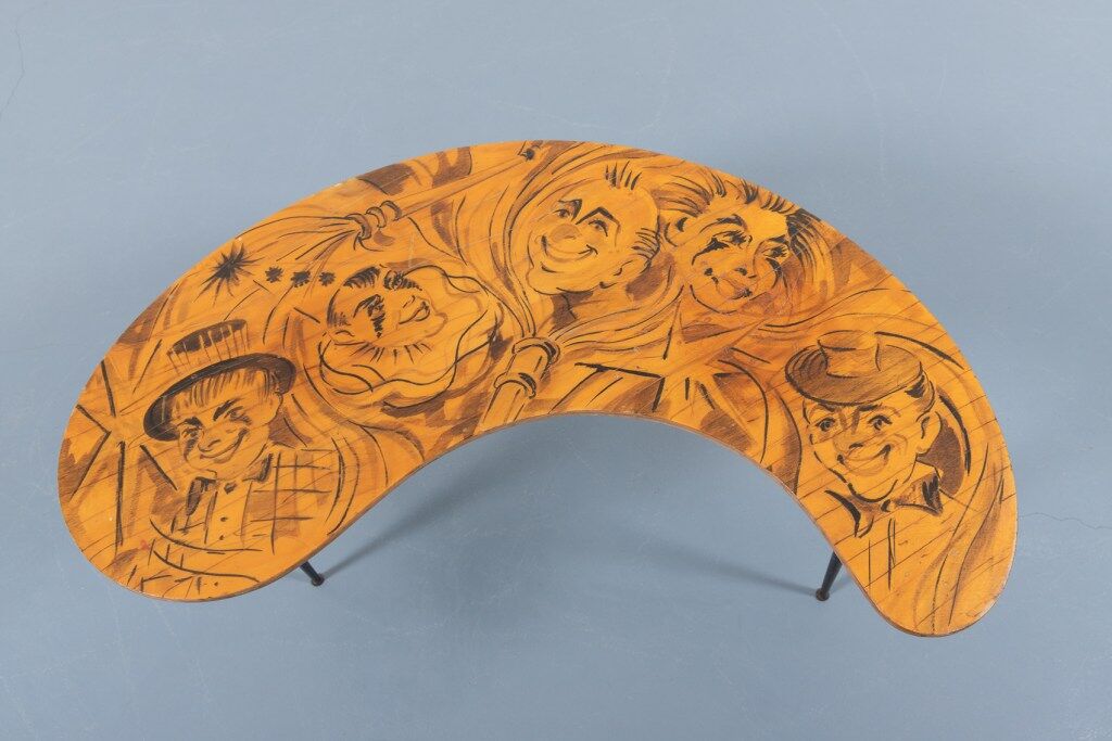 Mid-century Italian sculptural side table, 1950s