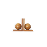 Mid-Century Modern Wooden Bookends, 1950s, Set of 2