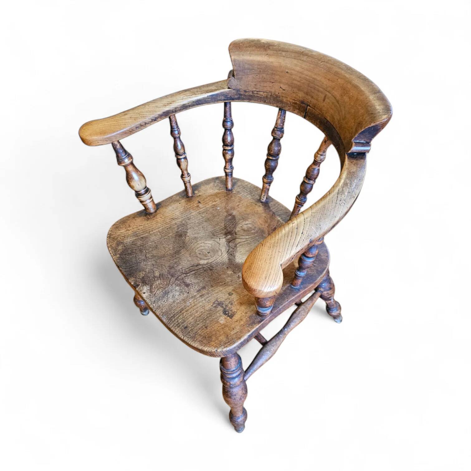 Antique Victorian Captain's Chair