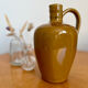 Vintage beige ceramic pitcher jug bottle