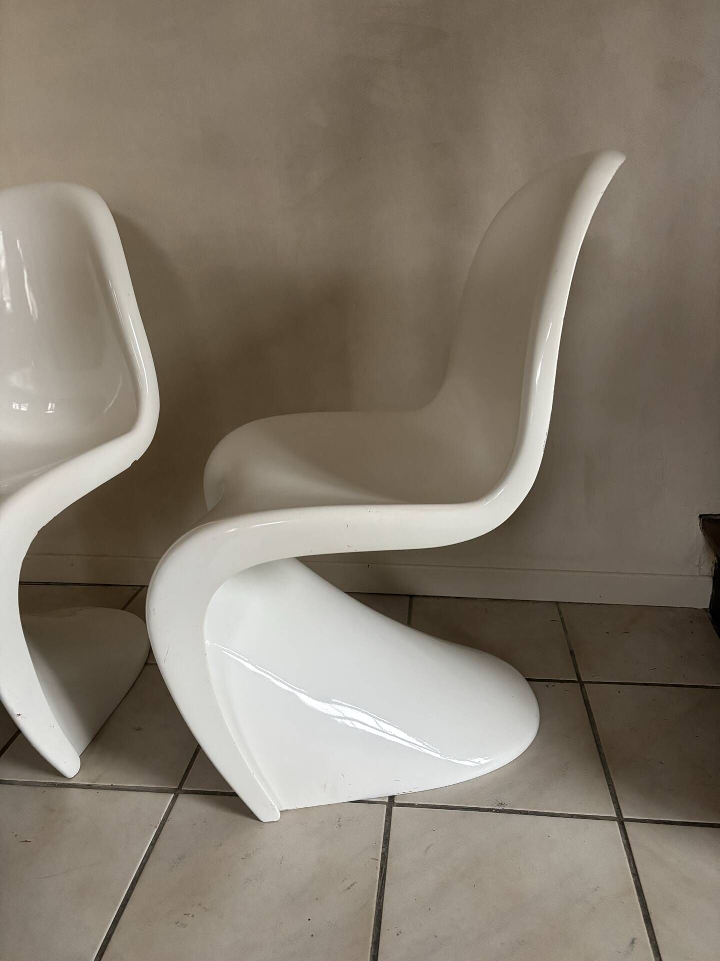 Panton chair pair