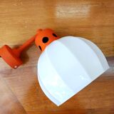 Space Age orange wall lamp 1970