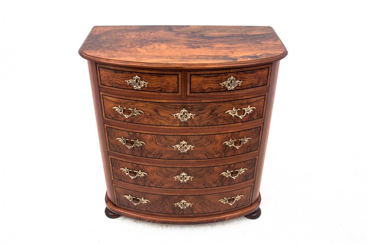 Antique chest of drawers from the turn of the 19th and 20th centuries, Northern Europe.