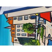 Huile sur toile d'H.Rivoire "Bergerac"