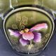 Slip planter, pair, art nouveau, de bruyn earthenware, signed, numbered, fives, lille