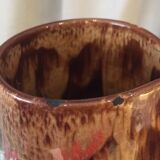 Vintage water jug or enamel vase