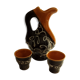 Vallauris pitcher with cup duo