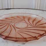 Pink art deco glass top 30s