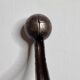 School wall coat rack, old, 3 hooks, 80 cm