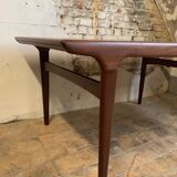 Dark teak dining table by Johannes Andersen for Uldum Møbelfabrik, Denmark