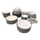 Tableware, complete 94-piece Limoges porcelain dinner service, 20th century