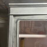 Old Patinated English Showcase Library