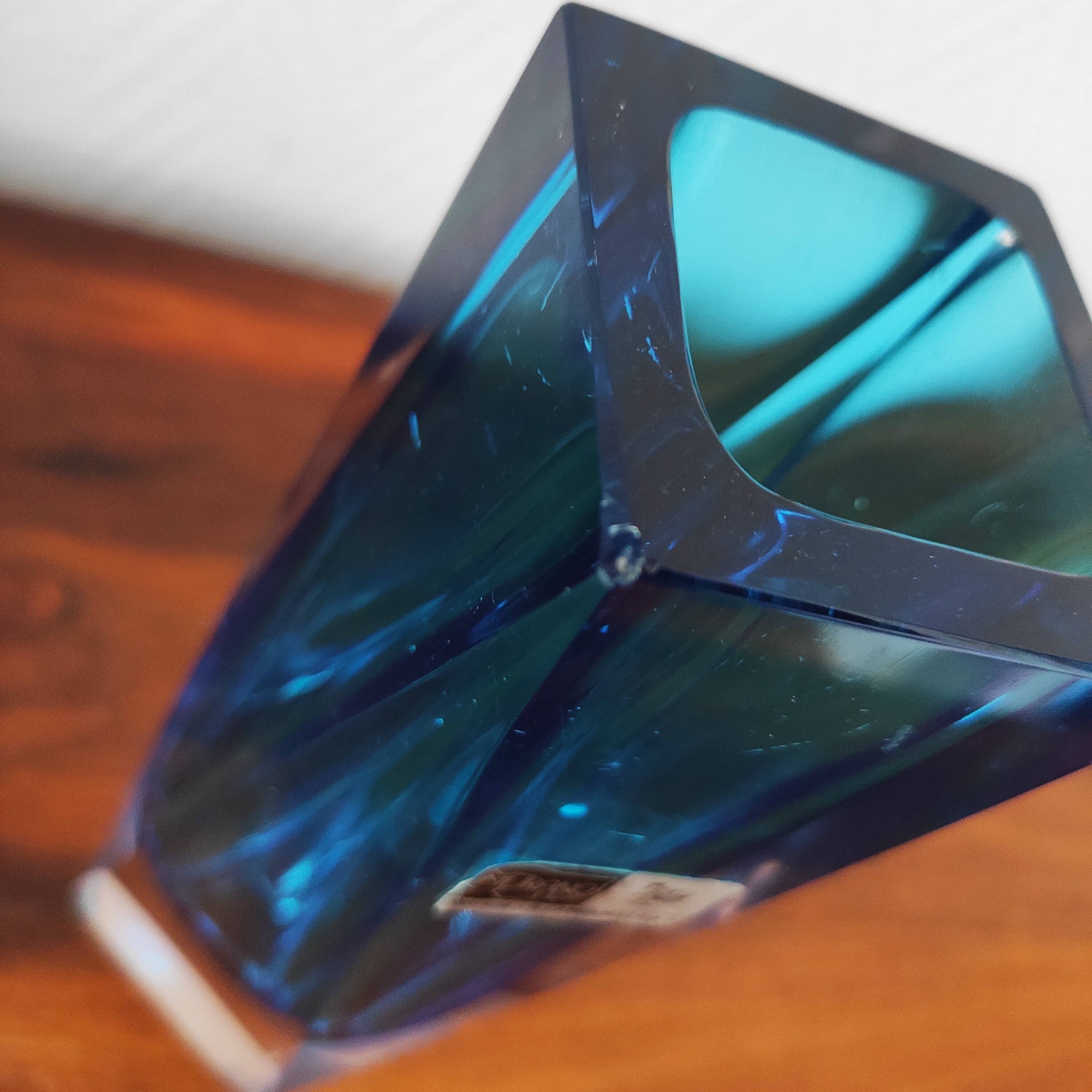 Vintage Murano Sommerso Vase